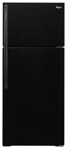 Whirlpool - 16.0 Cu. Ft. Top-Freezer Refrigerator - Black