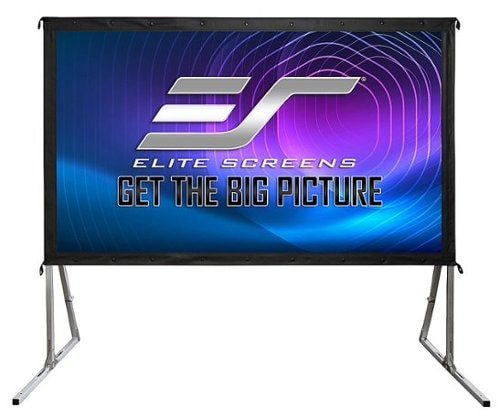 Elite Screens - YardMaster2 120" Outdoor Projector Screen - Silver