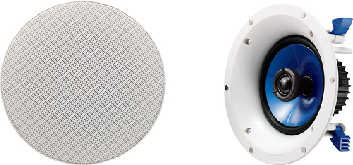 Yamaha - 6-1/2" 2-Way In-Ceiling Speakers (Pair) - White