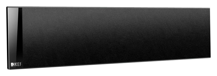 KEF - T Series Dual 4-1/2" 2-1/2-Way Center-Channel Speaker - Black