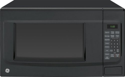 GE - 1.4 Cu. Ft. Mid-Size Microwave - Black