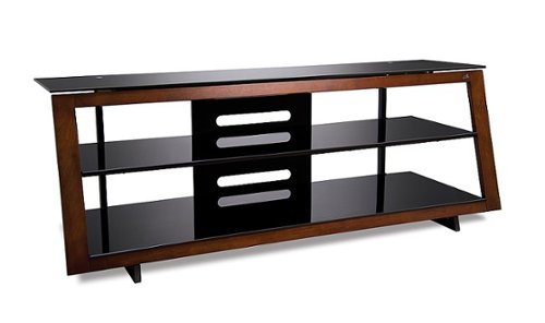 Twin Star Home - 60" TV Stand for TVs up to 65" - Medium Espresso