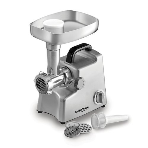 Chef'sChoice - 720 Professional Commercial Food/Meat Grinder with Three-Way Control Switch for Gr...