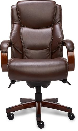 La-Z-Boy - Delano Big & Tall Bonded Leather Executive Chair - Chestnut Brown