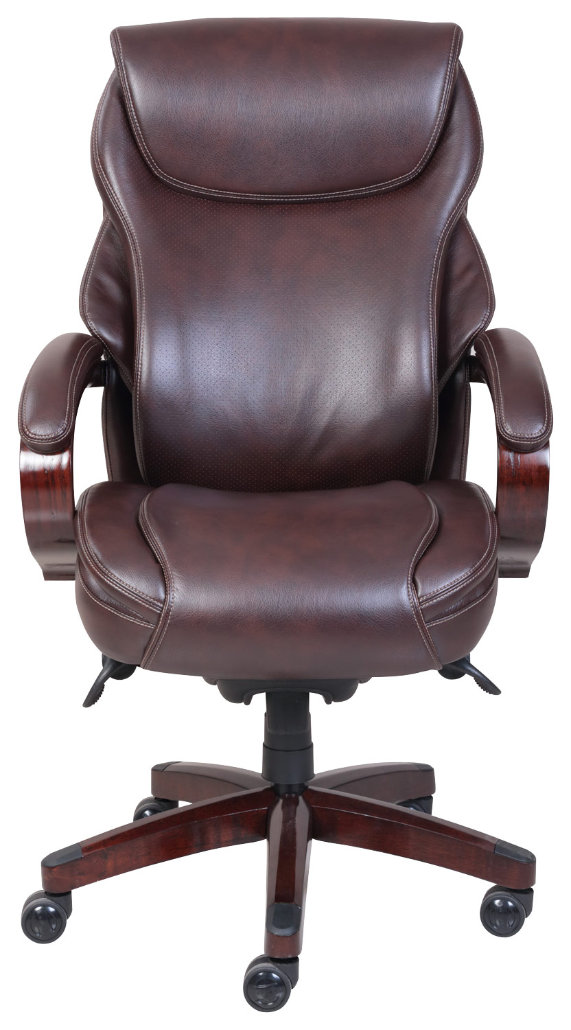 LaZBoy Air Bonded Leather Executive Chair Coffee Brown