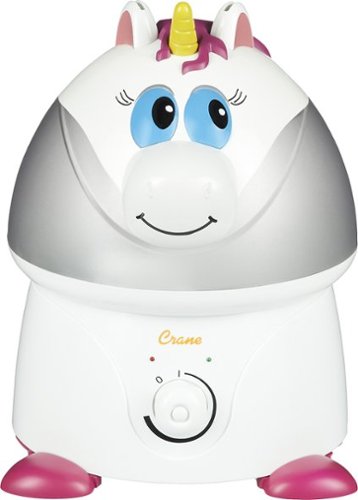 CRANE - 1 Gal. Adorable Ultrasonic Cool Mist Humidifier for Medium to Large Rooms up to 500 sq. f...