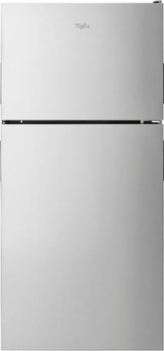 Whirlpool - 18.2 Cu. Ft. Top-Freezer Refrigerator - Stainless steel
