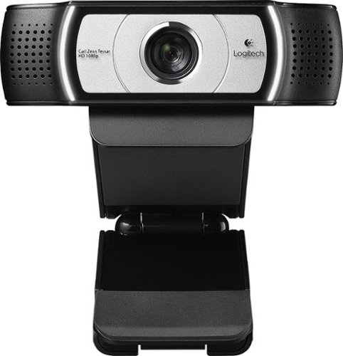Logitech - C930s Pro HD 1080 Webcam for Laptops with Ultra Wide Angle - Black