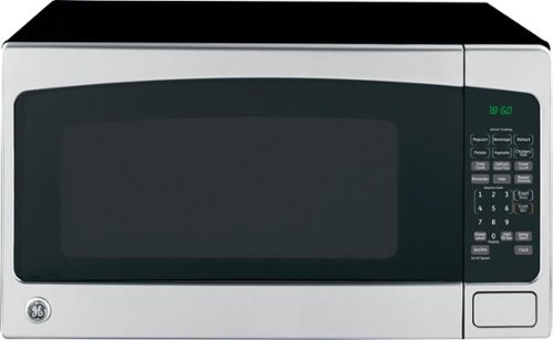 GE - 2.0 Cu. Ft. Full-Size Microwave - Stainless steel