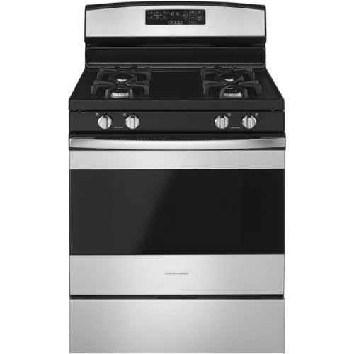 Amana - 5.0 Cu. Ft. Self-Cleaning Freestanding Gas Range - Stainless steel