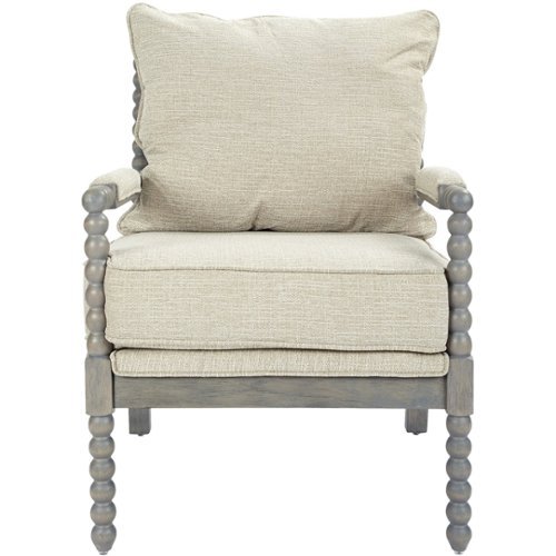 AveSix - Abbot Farmhouse Living Room Chair - Linen