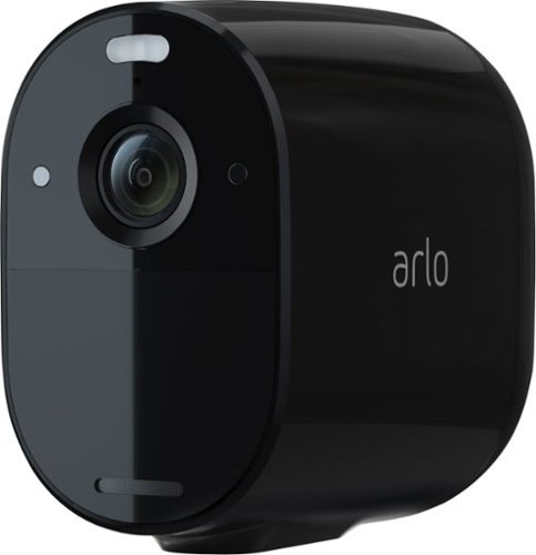 Arlo - Essential Spotlight Camera – Indoor/Outdoor Wire-Free 1080p Security Camera - Black