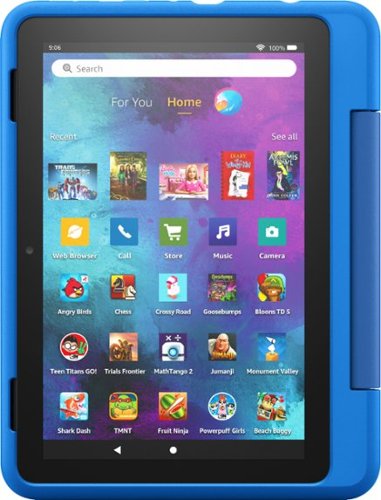 Amazon - Fire 10 Kids Pro – 10.1” Tablet – ages 6+ - 32 GB - Sky Blue