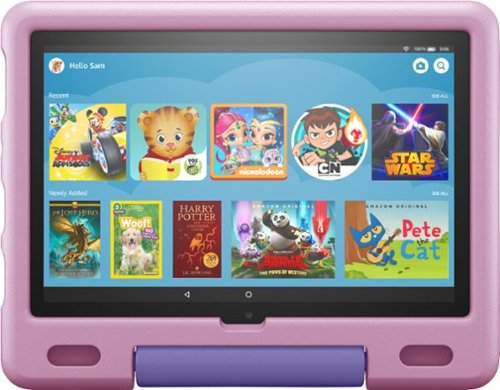 Amazon - All-New Fire 10 Kids – 10.1” Tablet – ages 3-7 - 32 GB - Lavender