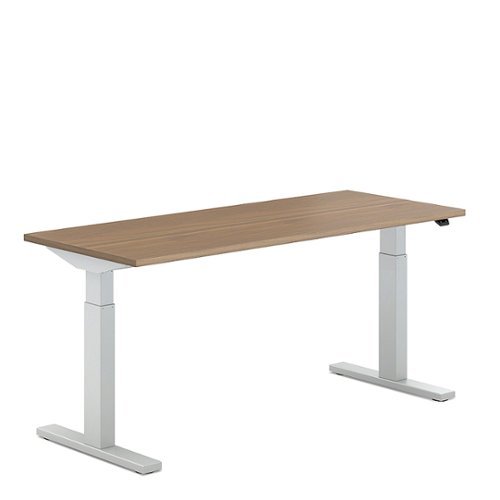 Steelcase Migration SE Adjustable Height Standing Desk Virginia Walnut
