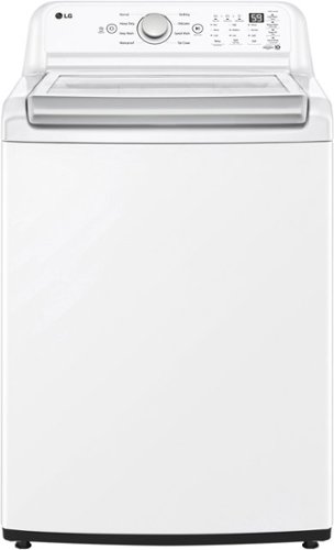 LG - 4.8 Cu. Ft. High-Efficiency Smart Top Load Washer With 4 Way ...