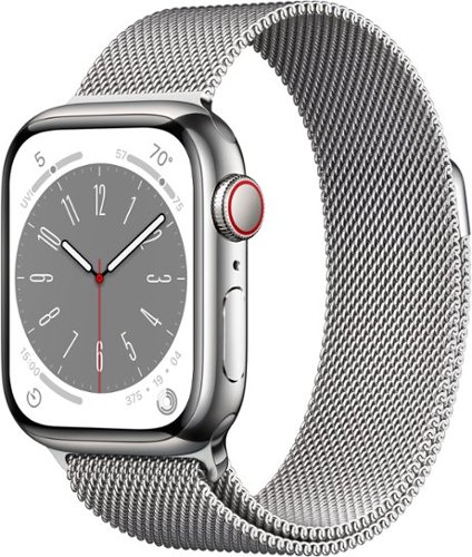 Apple Watch Series 8 GPS + Cellular 41mm Silver Stainless Steel