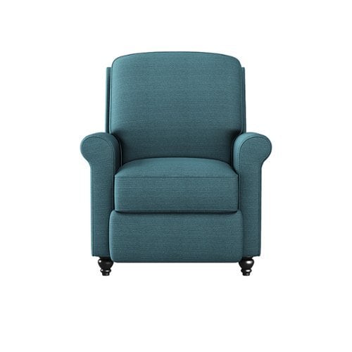 ProLounger - Lehnor Linen Push Back Recliner Chair - Blue