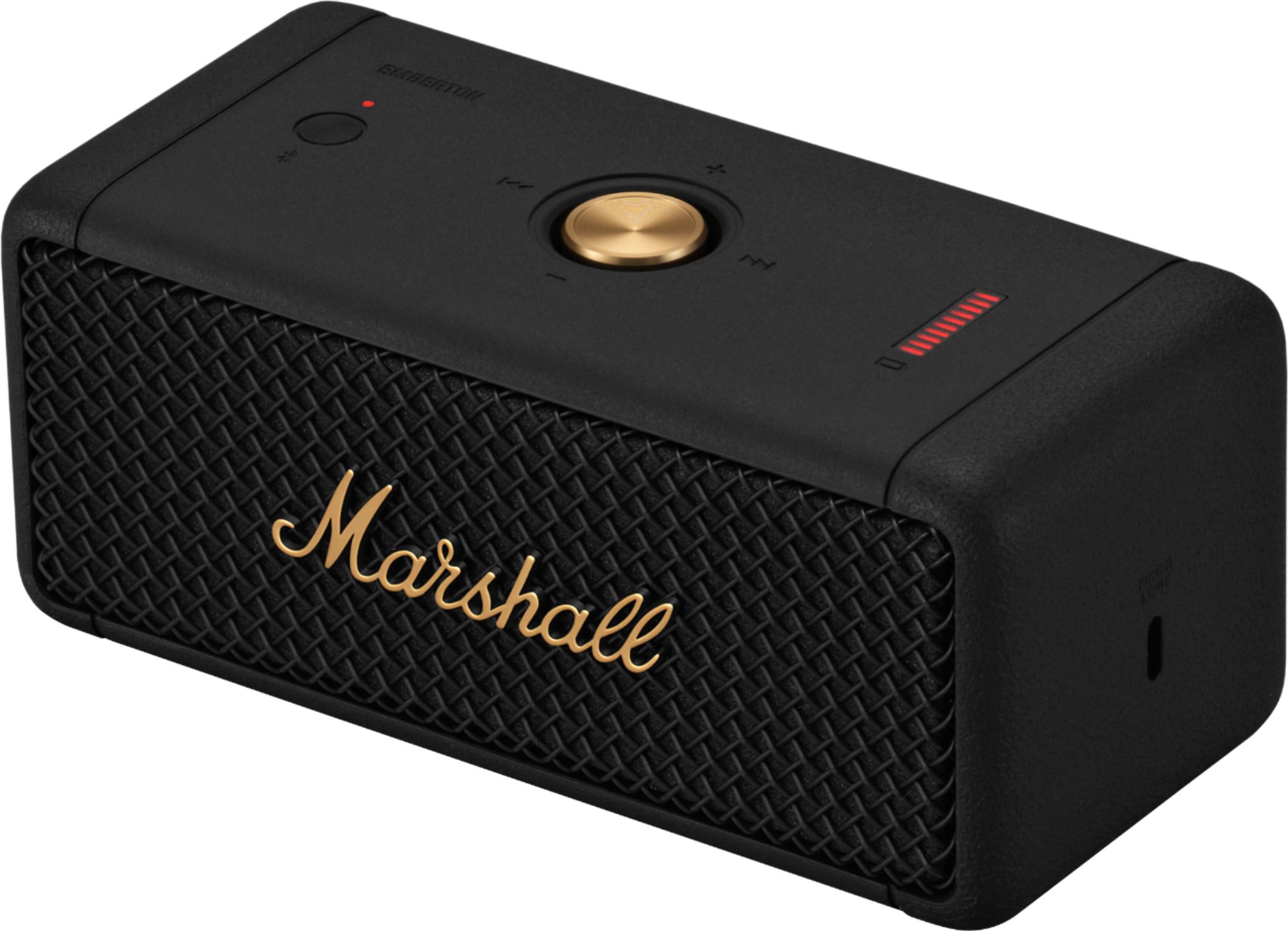 Marshall - Emberton Portable Bluetooth Speaker - Black & Brass