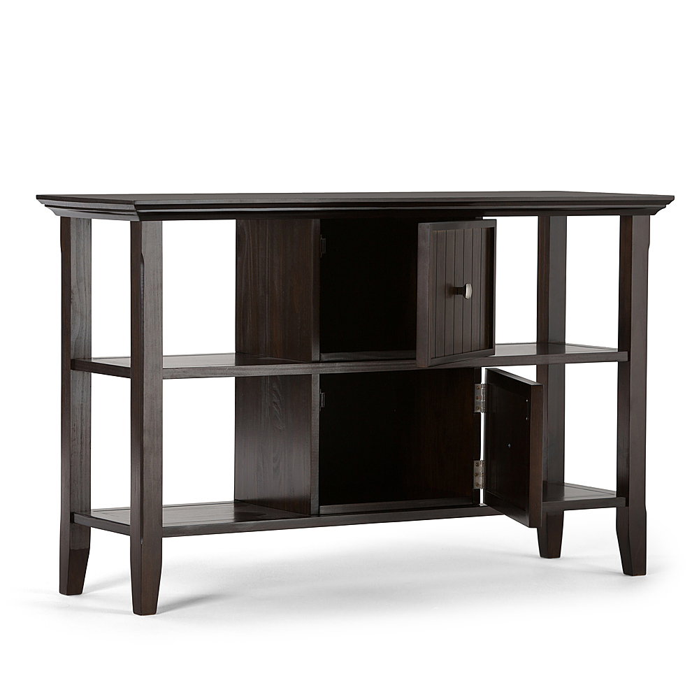 Simpli Home - Acadian Console Sofa Table - Brunette Brown - Alternate Views