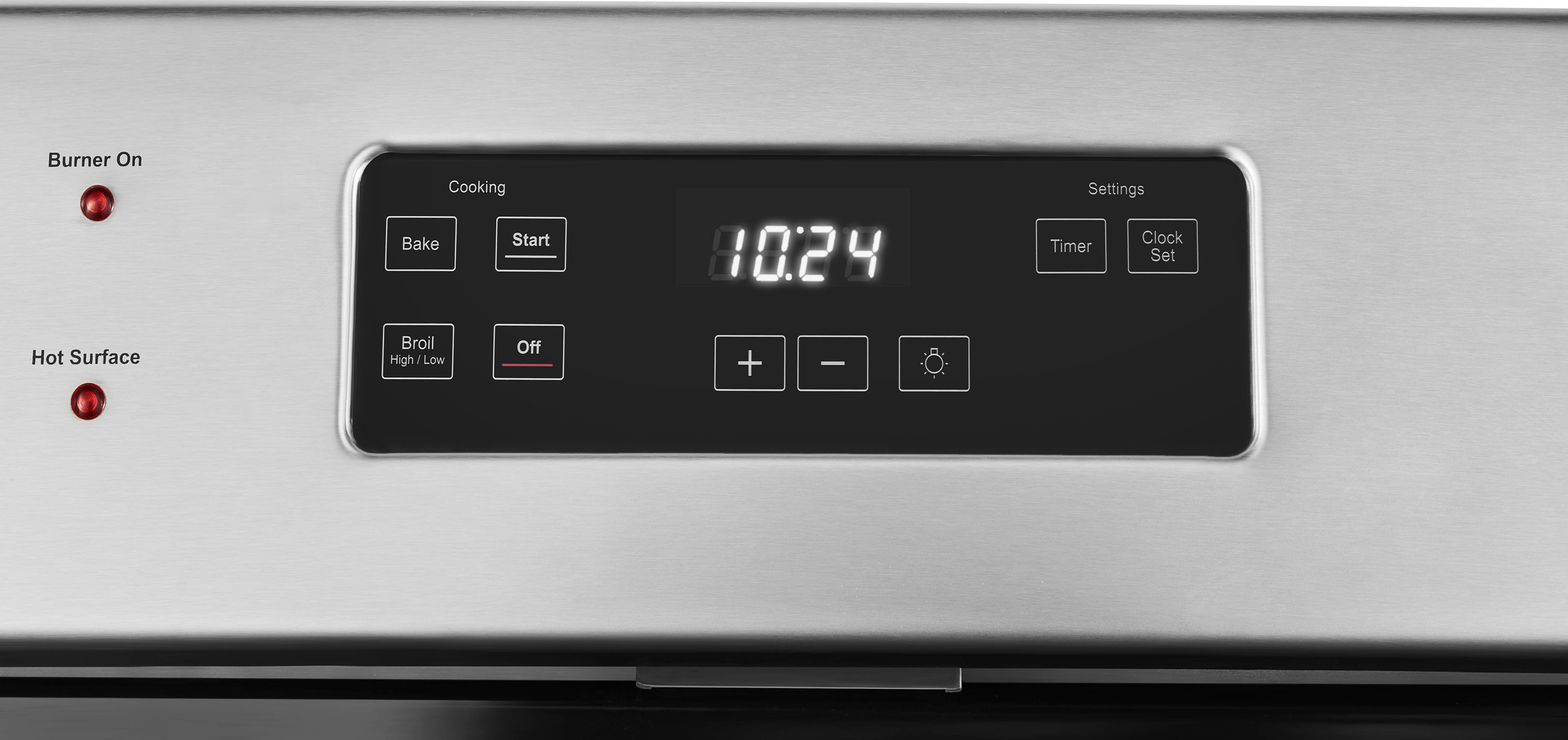 Insignia™ - 5 Cu. Ft. Freestanding Electric Range - Stainless Steel ...