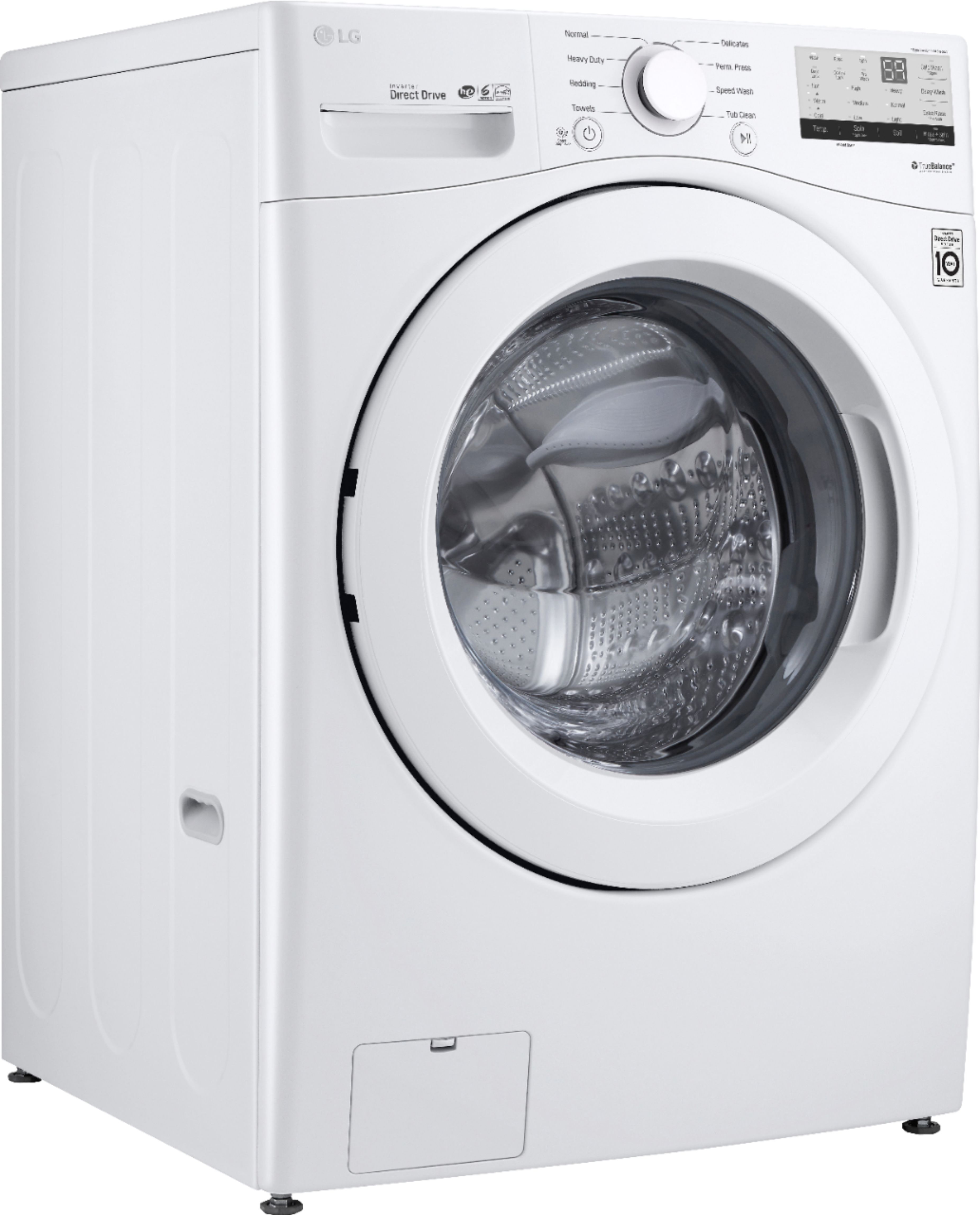 Lg Cu Ft High Efficiency Stackable Front Load Washer With