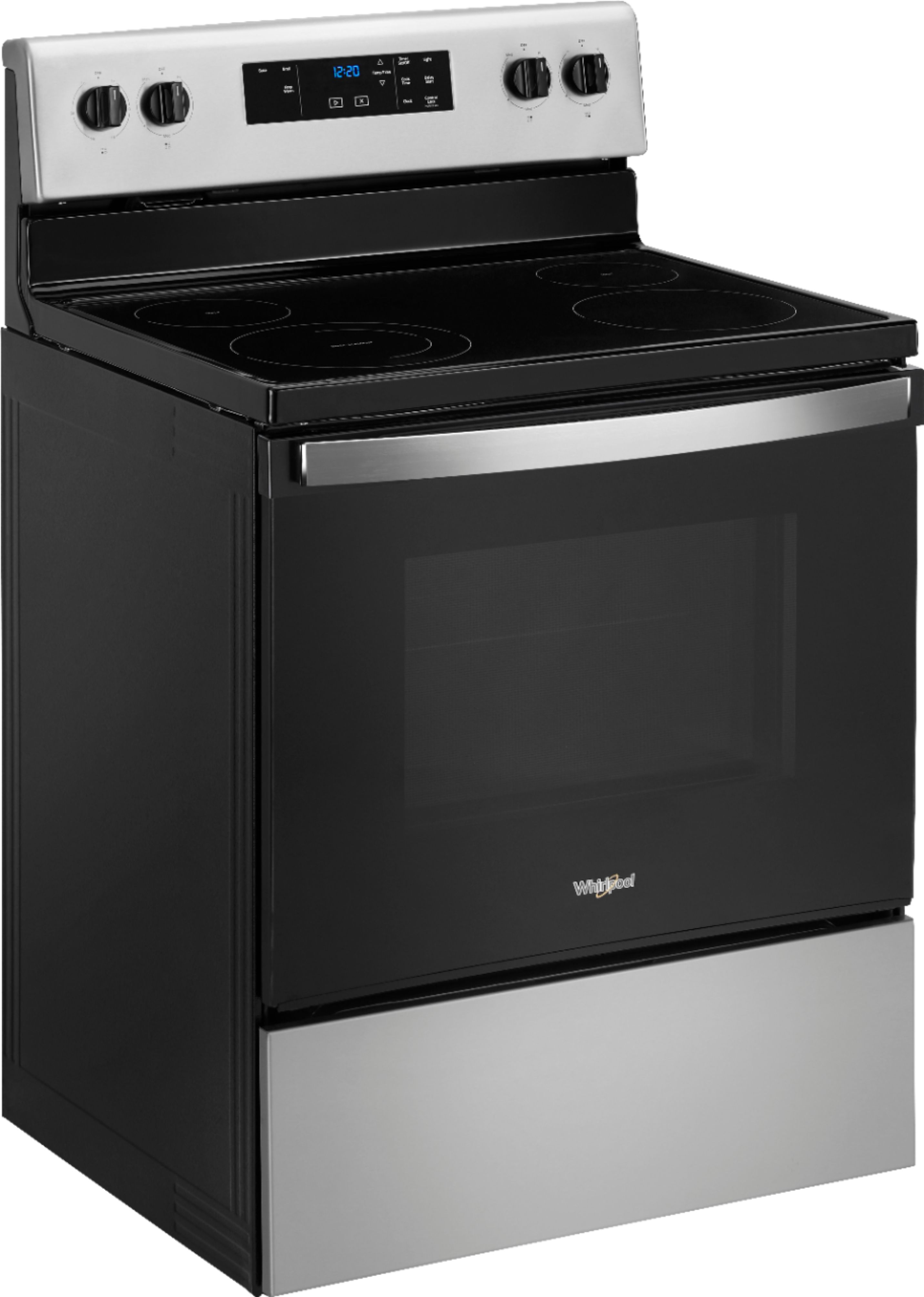 Whirlpool - 5.3 Cu. Ft. Freestanding Electric Range With Keep Warm ...