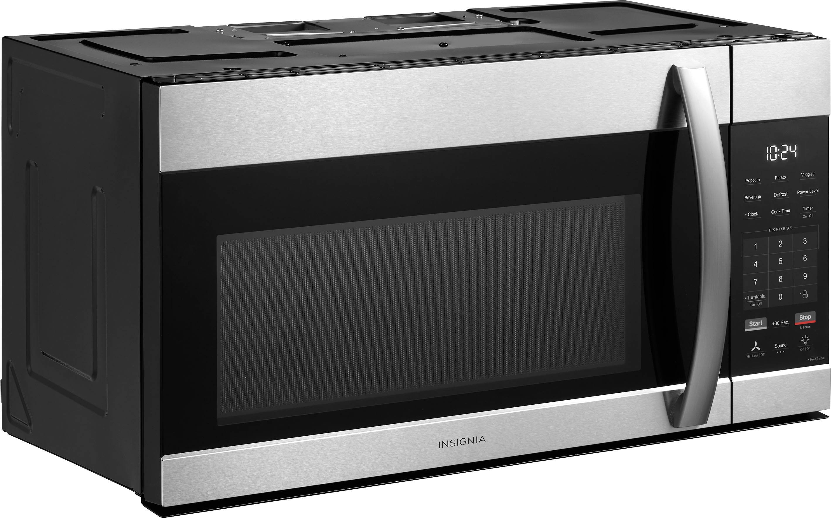 Insignia - 1.1 Cu. ft. Microwave - Black