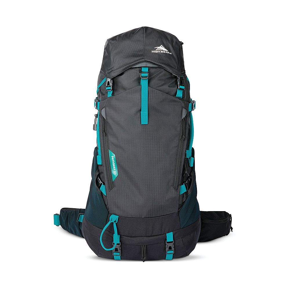 High Sierra - Pathway 2.0 60L Backpack - BLACK - Angle