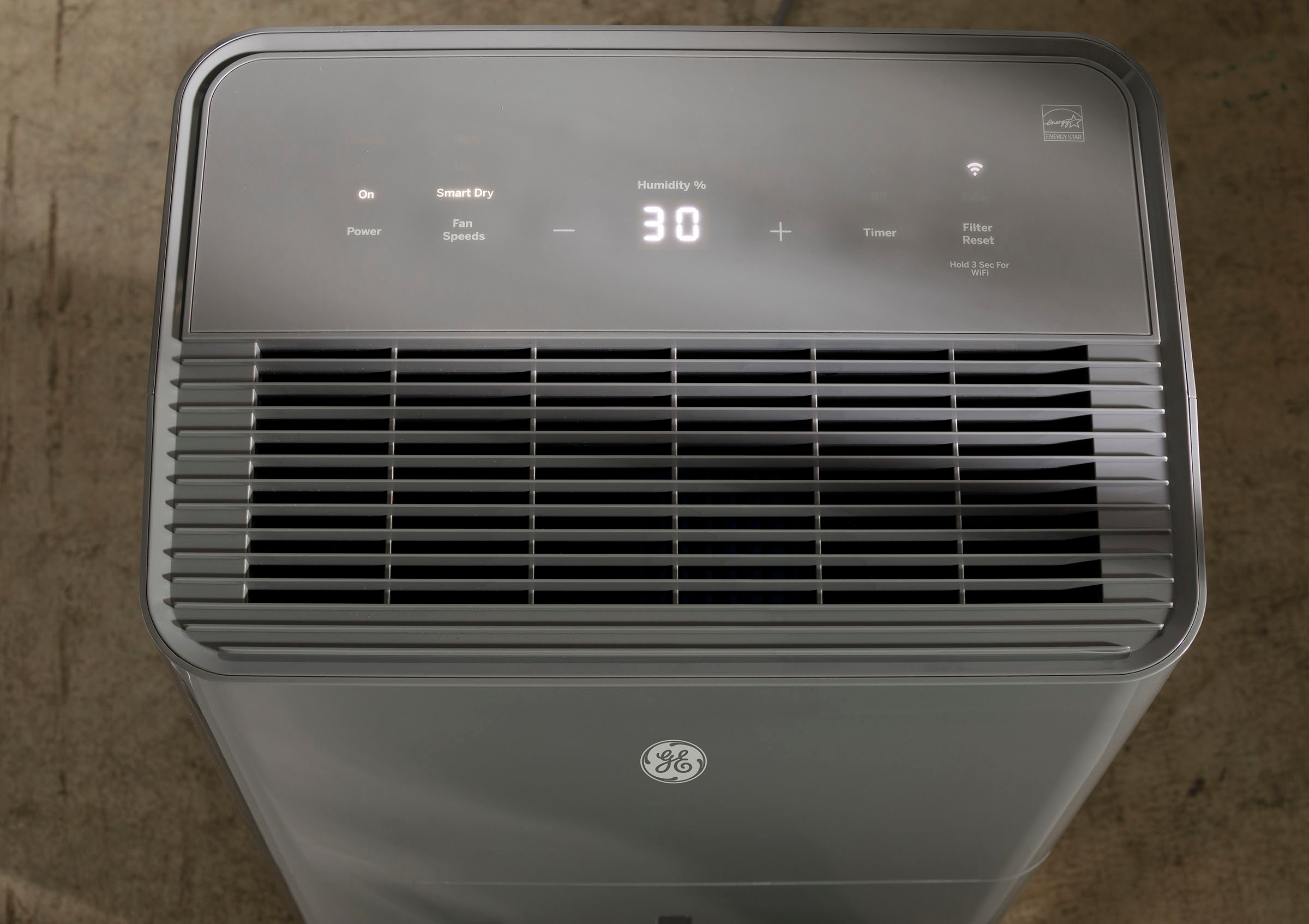 GE: 50-Pint Energy Star Dehumidifier For Large Rooms