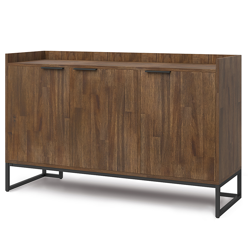Simpli Home Milverton Sideboard Buffet Rustic Natural Aged Brown