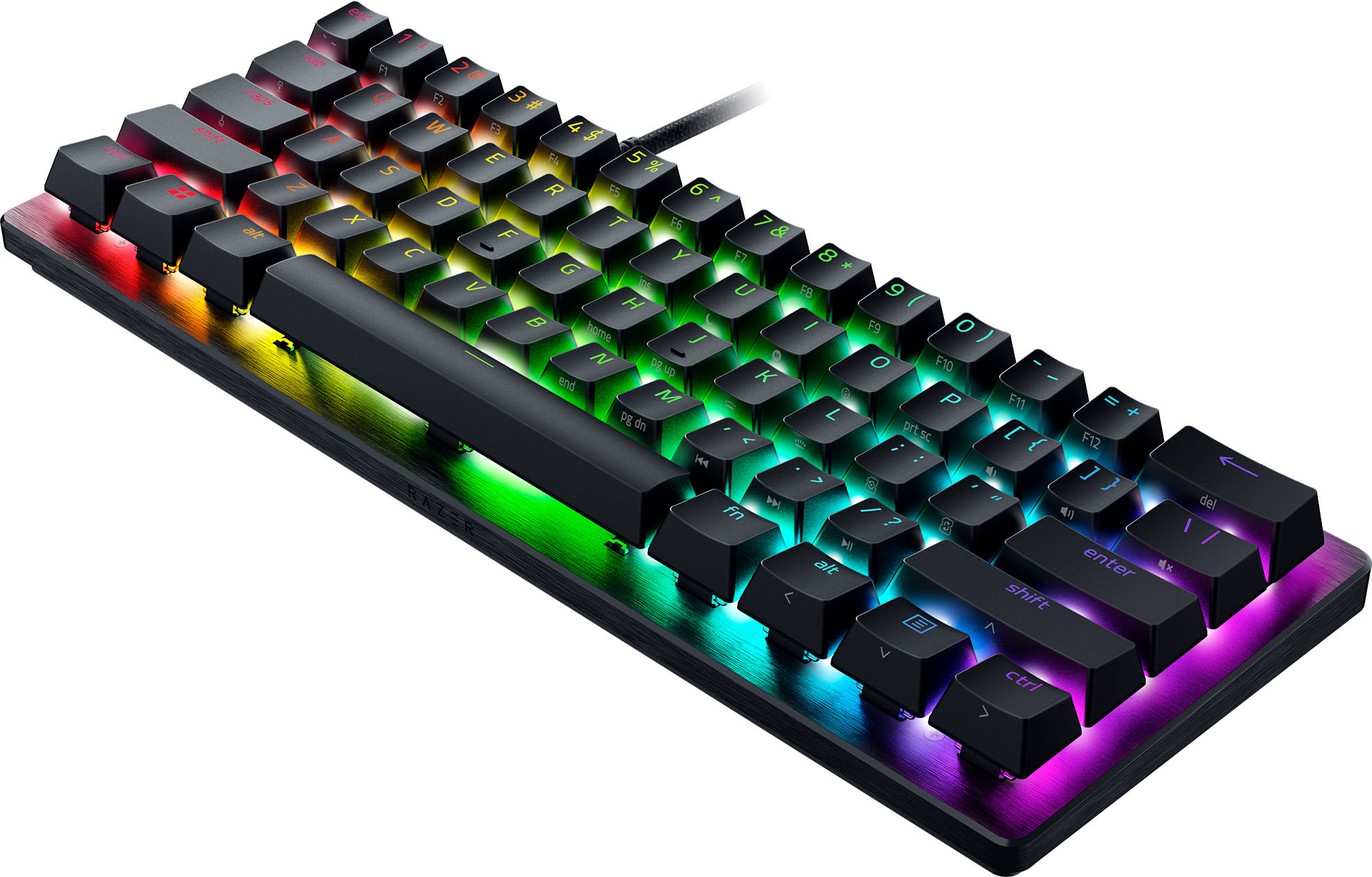 Razer - Huntsman V3 Pro Mini 60% Wired Analog Optical Esports Keyboard ...