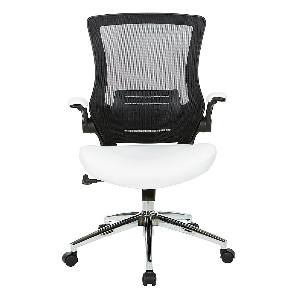 Office Star Products Black Screen Back Manager's Chair with Faux