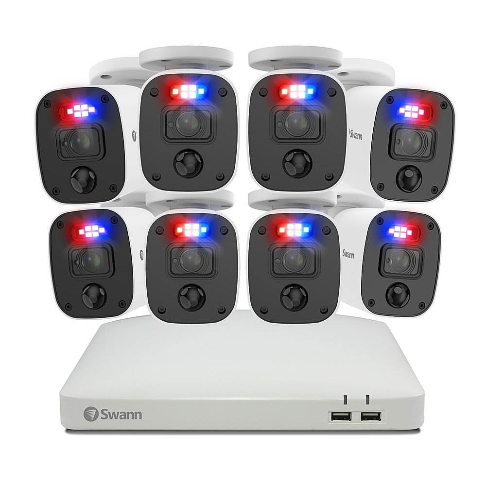 Swann Enforcer 8-Channel, 6-Camera Indoor/Outdoor Wired 4K, 50% OFF