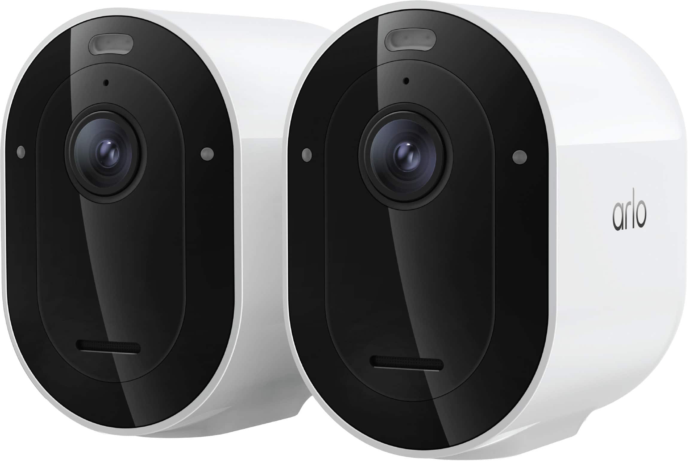 Arlo Wired Floodlight Camera | Home Security Camera With 2K Video And HDR | 2000 Lumens | Integrated Siren, Weather-Resistant, Colour Night Vision, 160º Field Of View, 2-Way Audio, White (2025