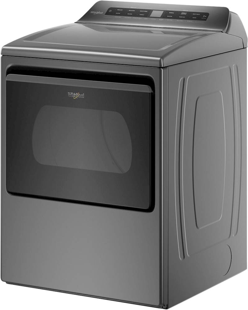 Whirlpool - 7.4 Cu. Ft. Electric Dryer with AccuDry Sensor Drying  Technology - Chrome Shadow