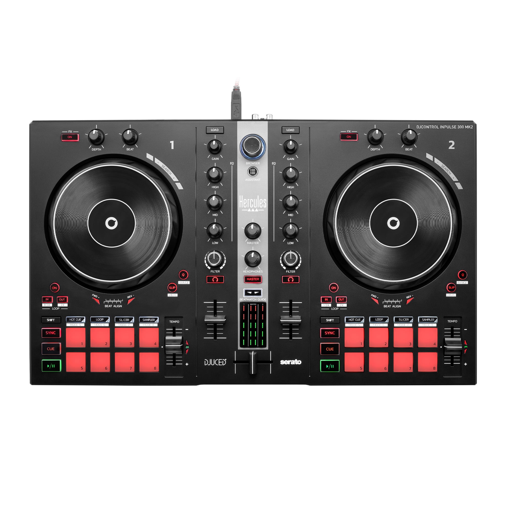 Hercules DJ Essentials Kit - All-in-One Kit To Learn To DJ - Software