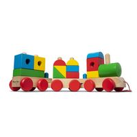 Jumbo Wooden Stacking Train - Classic