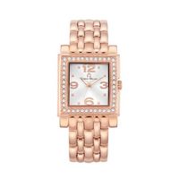 CARINA  - Women%27s Giorgio Milano Stainless Steel Rose Gold Tone Watch with Swarovski Crystals