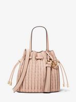 Michael Kors Willa Extra-Small Pleated Logo Tote Bag