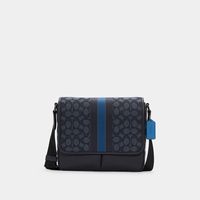 Coach Thompson Small Map Bag In Signature Jacquard With Stripe
