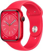 Apple Watch Series 8 GPS 45mm (PRODUCT)RED Aluminum Case with (PRODUCT)RED Sport Band - M/L - RED