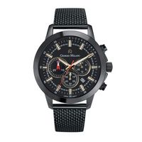 Sante - Men%27S Giorgio Milano Stainless Steel Black Dial And Mesh Band