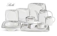 Lorren Home Trends 57 Piece Bone China Belle Service For 8