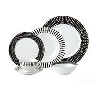 24 Piece Dinnerware Set-Fine China, Service For 4 By Lorren Home Trends