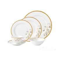 24 Piece Dinnerware Set-Bone China, Service For 4 By Lorren Home Trends