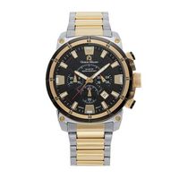 Danilo-Men%27S Giorgio Milano Stainless Steel Watch Two-Tone Black Dial