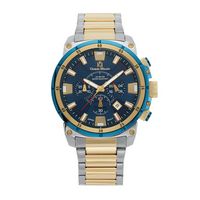 Danilo-Men%27S Giorgio Milano Stainless Steel Watch Two-Tone Blue Dial