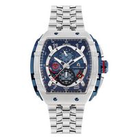 Maestro Metal - Men%27S Giorgio Milano Blue and Silver Watch