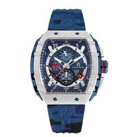 Maestro - Men%27S Giorgio Milano Silver and Blue Watch